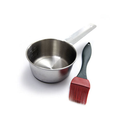 GRILLPRO 14913 BASTING SET, TWO-PIECE, STAINLESS STEEL
