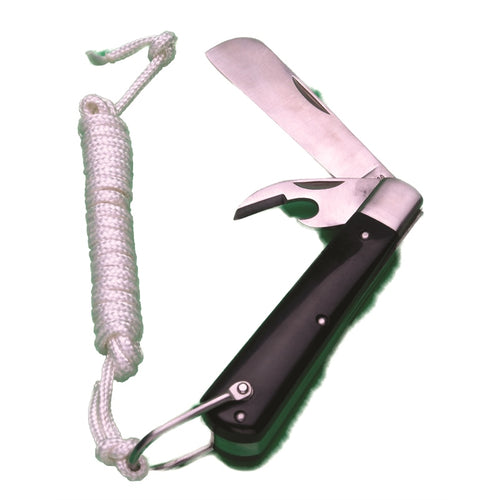 KNIFE-JACKKNIFE W/LANYARD & CAN OPEN.