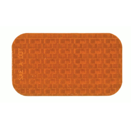 TAPE-REFLECTIVE PADS AMBER 2"X3 1/2" 2PK