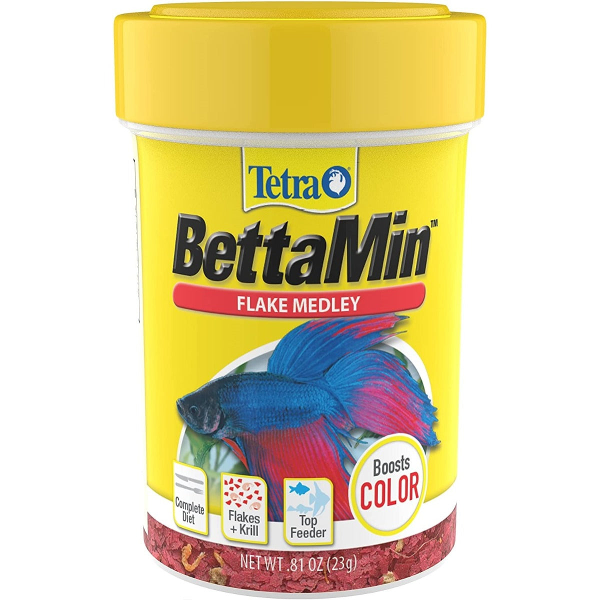 FISH FOOD BETTAMIN TROPICAL MEDLEY 81oz
