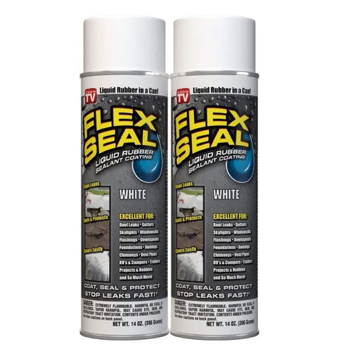 Flex Seal white spray sealant, 20 oz
