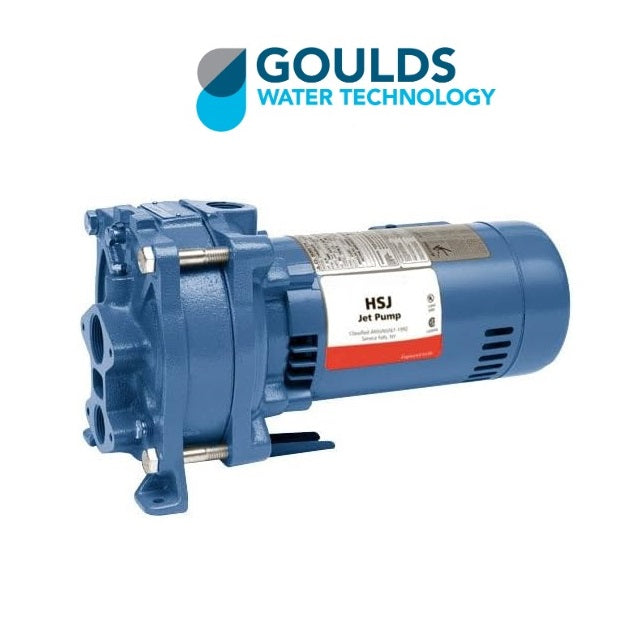 GOULDS HSJ07N MULTI-STAGE CONVERTIBLE JET PUMP 3/4 HP 115/230 V 1PH 2 STAGES
