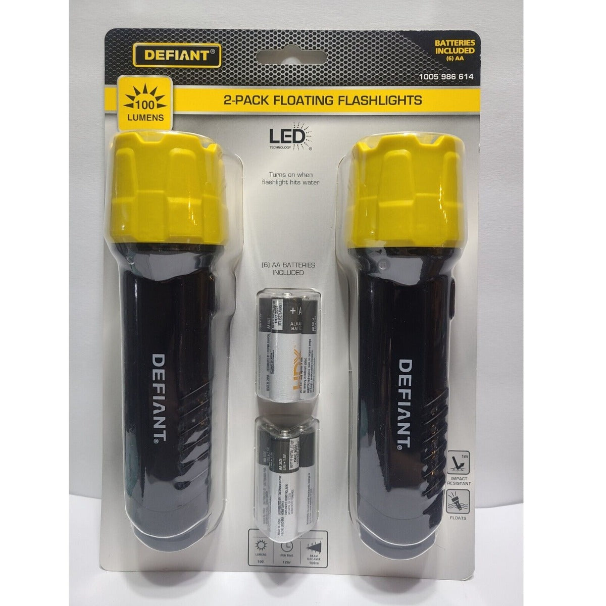 FLOATING LED FLASHLIGHT 2PK