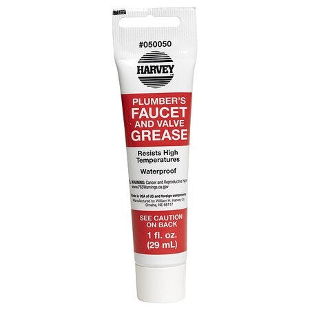 HARVEY 50050-12 FAUCET/VALVE GREASE, 1 OZ